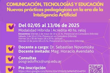 Comunicación tecnologías y Educación – Posgrado